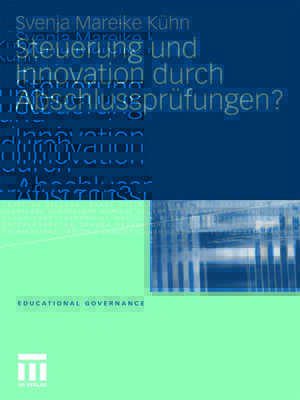 cover image of Steuerung und Innovation durch Abschlussprüfungen?